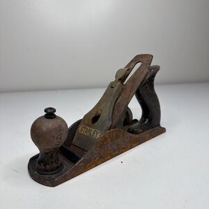 VINTAGE STANLEY BAILEY No. 4 WOOD PLANE WOODWORKING TOOL
